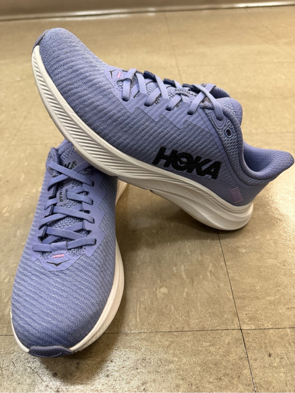 Hoka Women's Lilac Athletic Running Shoes - Lavender Upper